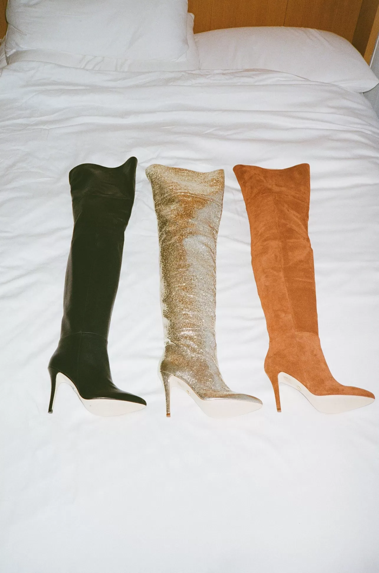 Boots-Brother Vellies Allora Over The Knee Boot In Black Midnight Leather